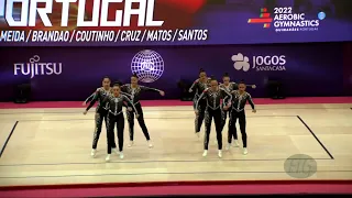 Portugal (POR) - 2022 Aerobic Worlds, Guimaraes (POR) - Aerobic Dance Qualifications
