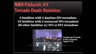 Dangers of Night Time and Cool Season Tornadoes
