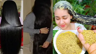 कितने भी खराब क्यों ना हो बाल इस तरह लगाएंगे मेथी तो होगा कमाल Indian Overnight Hair Growth Secret