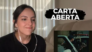 REACT: CARTA ABERTA - MC CABELINHO