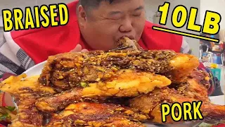 Brother Monkey makes 10 pounds of ”sweet sauce chicken legs” with crispy skin and tender meat