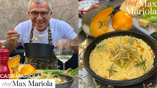 RISOTTO CON ZUCCA E PORRO #ricetta #facile e #veloce di Chef Max Mariola