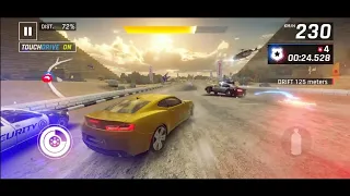 Asphalt 9 Running from police in supercars Camaro LT!