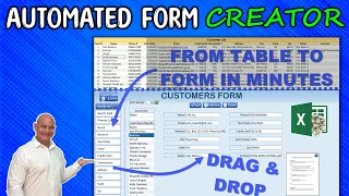 How To Automatically Create Any Form In Excel From ANY Table With Just A Few Clicks + FREE DOWNLOAD