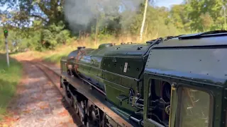 7 1/4" G 71000 Duke of Gloucester running at the Rainsbrook Valley Railway of the Rugby SME