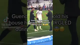 Guendouzi reaction to house robbery😳 #football #arsenal #soccer #messi #premierleague #ucl #pl