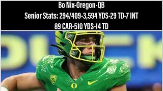 Bo Nix Senior Season Highlights-Oregon QB-2022-2023 CFB Season