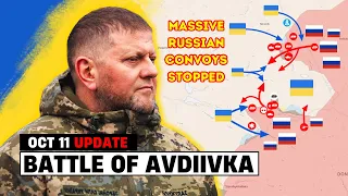 Battle of Avdiivka | Russia Goes All In | Ukrainians Face MASSIVE Russian Armored Convoys