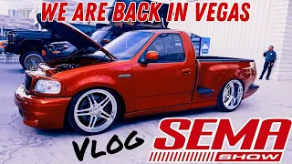 SEMA 2022 | Day One | Insane Trucks And Cars The Crazy Builds| FULL EVENT VLOG