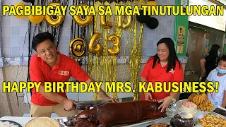 HAPPY B DAY MRS.KABUSINESS🥰KONTING KASIYAHAN PARA SA MGA TINUTULUNGAN