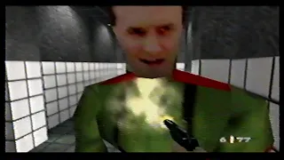 N64  GoldenEye  007. VHS recording. the determination to be good, to be perfect. (part 2 of 3) 2001