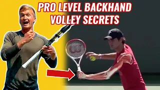 How To Hit The Perfect Tennis Volley in 7 Minutes | Simple Tennis Backhand Volley Tutorial