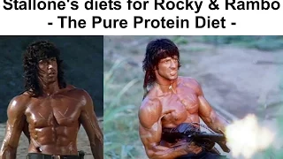 Stallone's diets for Rocky and Rambo -- The Pure Protein Diet