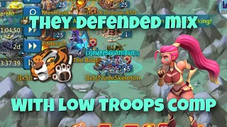 Lords Mobile - They took STRONG MIX rally with only 20m troops! How possible?