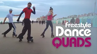 Quads Roller Skate dance freestyle compilation;