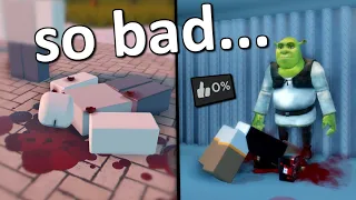i played THE WORST roblox GORE games...