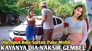 SULTAN BULE JEMPUT GEMBEL PAKE MOBIL❗️CEWE CANTIK KOK NAKSIR GEMBEL SI HEHE