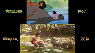 The Jungle Book (1967/2016): Side-by-Side comparison