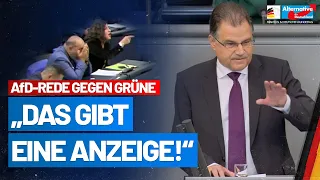 Eklat im Bundestag bei AfD-Rede gegen Grüne: „Das gibt eine Anzeige!“ - Jürgen Braun - AfD-Fraktion