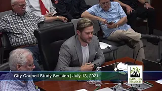 City Council Study Session July 13, 2021