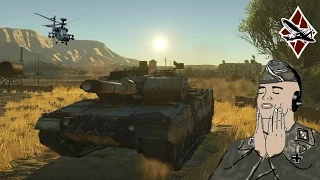 Leopard 2a5 + Apache modern tanks! (War thunder gameplay)