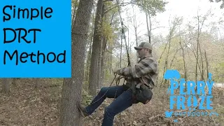 Simple DRT Saddle Hunting Method with only a Rope