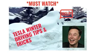 Tesla Winter Driving Tips *MUST WATCH!*