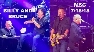 Billy Joel Bruce Springsteen MSG 7/18/18 #BillyJoelMSG100