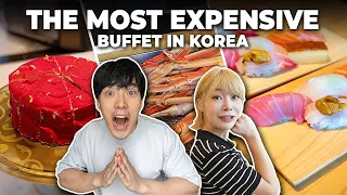 The MOST Expensive buffet in Korea! How Good Is It?!