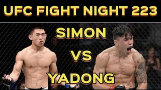 UFC Fight Night 223: Song Yadong vs. Ricky Simón Prediction