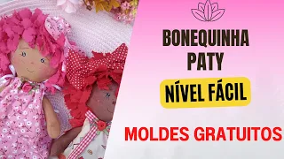 Aula completa Para Iniciantes - Boneca Paty (Aprenda a fazer sua primeira Boneca de Pano)