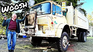 Flushing A Radiator - Bedford MFR 4x4 Fire Truck Rescue