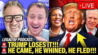 LIVE: Trump LOSES ALL CONTROL and Gets CRUSHED in Court | Legal AF