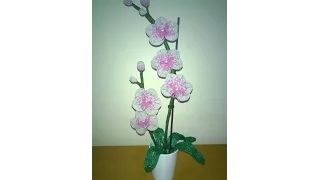 Орхидея из бисера. Часть 1 - Цветок. Orchid
