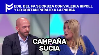 🔥EDIL DEL FA SE CRUZA CON VALERIA RIPOLL Y LO CORTAN PARA IR A LA PAUSA🔥