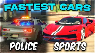 Fastest Cars of Each Class in GTA 5 Online! (Updated)