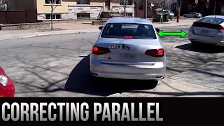 Parallel Parking (Curb Parking) - How To Correct Yourself