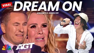 The Jury's Sound Is Amazing To Hysterics With The Song Dream On | America's Got Talent 2023 Parody