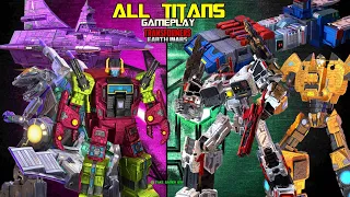 TRANSFORMERS ALL TITANS GAMEPLAY