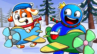 RAINBOW FRIENDS: Surprise CHRISTMAS GIFT for BLUE and HooDoo🎄 | Cartoon Animation