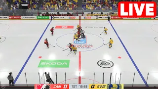 ICE HOCKEY LIVE🔴 Sweden vs Canada | 2024 IIHF World Championship 3rd Place - 26th May 2024 NHL 24