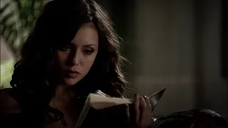 Katherine Writes Down Her Feelings, Caroline Brings In The Safe - The Vampire Diaries 5x09 Scene