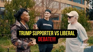 EPIC!!!!  Black Trump Supporter Debates White Liberal