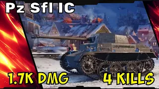 Beast Wot replay Pz.Sfl. IC 1.7k DMG 4 Kills - Лучший вот реплей Pz.Sfl. IC 1.8k урона 4 фрага