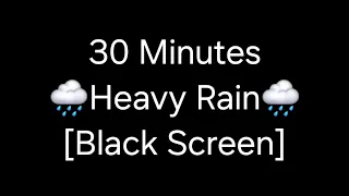 Heavy Rain for sleeping [Black Screen/OLED Friendly]