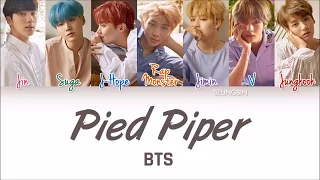 BTS (방탄소년단) - 'Pied Piper' [Color Coded Han|Rom|Eng lyrics]