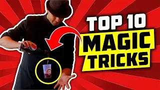 WOW! TOP 10 BEST Magic Tricks That You Can Do