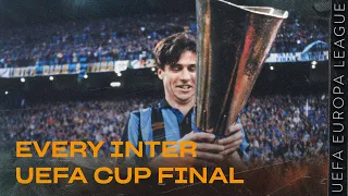 EVERY INTER UEFA CUP FINAL | BACK TO 1991, 1994, 1997, 1998 | AHEAD OF SEVILLA vs INTER! 🏆🖤💙