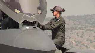 F-35a Pilot Major Kristin "Beo" Wolfe.