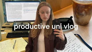 UNI VLOG 📖 finals, library days, cafe study, essay writing